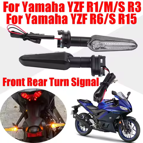 For YAMAHA YZF R1 M S R1M R1S R3 R6 S R6S R15 V2 V3 V4 Accessories Turn Signal Light Indicator Direc