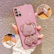 Casing Shockproof Phone Case for Samsung Galaxy A51 A71 4G A42 M42 A35 5G A31 M31 M51 Cute 3D Hatted
