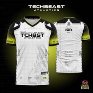 Techbeast Paradigm Esports Jersey T-shirt Full Sublimation ( CUSTOM TEAM NAME + IGN )