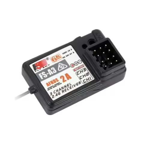 FlySky FS-A3 2.4GHz 3CH Rc Car Receiver for GT2E GT2G Radio Transmitter RC Spare Parts