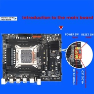 TECHCHIP-Desktop Motherboard LGA2011-3 X99 Black Support 4X32G for 5820K 5960K E5-2678 V3 E5 2676 V3