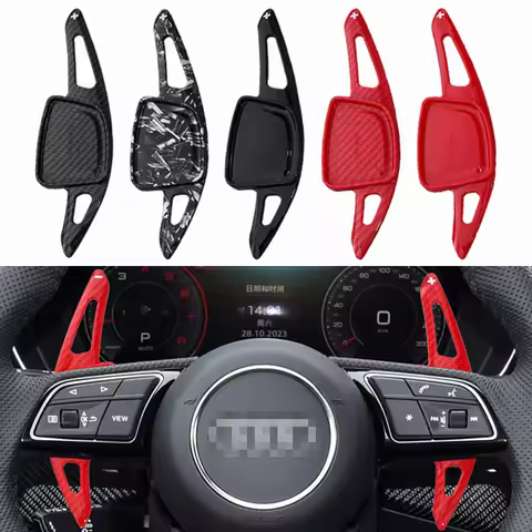 Paddle Shift For Audi A3 A4 S4 A5 S5 A6 S6 C8 A7 S7 4K A8 Q8 E-tron Sportback 2020-2023 2024 Car Ste