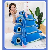 BONEKA LILO STITCH BIRU LAY JUMBO BOLSTER GULING