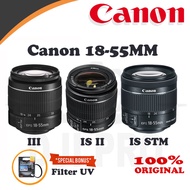 Canon EF-S 18-55mm f4-5.6 IS STM Lens Canon EF-S 18-55mm f3.5-5.6 IS II/ Canon EF-S 18-55mm f3.5-5.6