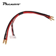 [Phenovo] 4.0mm Gold Plug Charging Cable 4.0mm Banana Plug 14AWG 22AWG Silicone Cable 2s