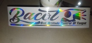 CUTTING STICKER BACOT LATIN HOLOGRAM
