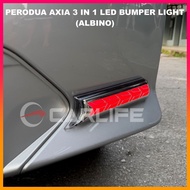 Perodua Axia 2023 Onwards 3 in 1 Albino LED Bumper Light