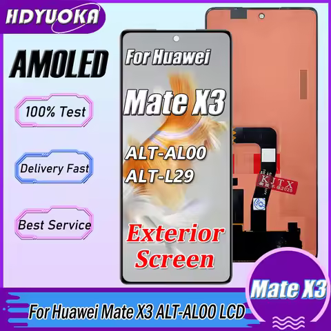 6.4 inch Exterior Screen For Huawei Mate X3 LCD ALT-AL00 ALT-L29 Display Touch Screen Digitizer Asse
