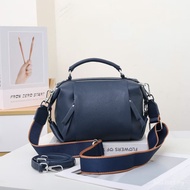 Single Diagonal Practical Shoulder Ladies Layered Leather Bag Style Cow Shell Horizontal Niche Popul