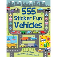 555 Sticker Fun Vehicles - Susan Mayes 9781789580440