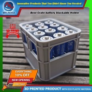 Beer Crate battery Stackable Holder (AA / AAA / 9V / 18650)