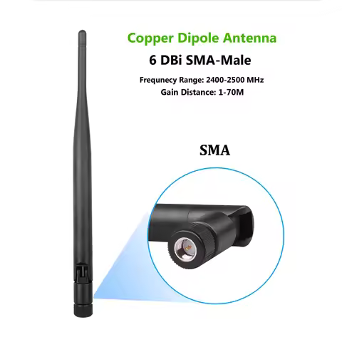kebidumei 5dBi Aerial SMA Wireless Router WiFi Antenna 2.4GHz 802.11b/g For Mini PCI U.FL IPX to SMA