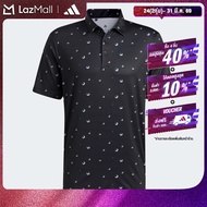 adidas Golf Ultimate365 Allover Print Golf Polo Shirt Men Black HM7395