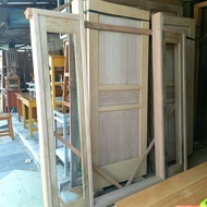 Kusen Kupu Tarung Pintu 2 Bahan Kayu Kamper Uk. 1.82 m x 2 m