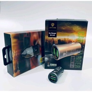 Car CHARGER SAVER CAR LENYES CA-856 2.4A 2 USB PORT BATOK CAR CHARGER CA856 FAST