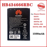 แบตเตอรี่ แท้ HUAWEI E5573 Pocket Wifi HB434666RBC 1500mAh รับประกันนาน 6 เดือน