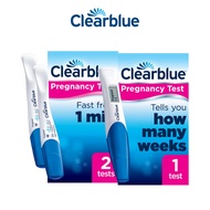 [3x Confirmation Combo Pack] Clearblue Pregnancy Test, Rapid Detection,2 & Weeks Indicator, 1