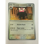 (English) Pokemon TCG Bewear 112/132 Reverse Holo (Mega Evolution Base Set)