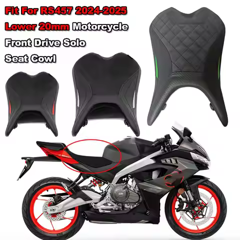 RS 457 Lower 20mm Motorcycle Accessories Front Driver Seat Solo Cushion Front Seat Cover RS 457 Fit 