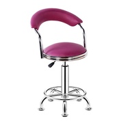 🚢Bar Stool Wine Bar Chair Rotating Chair Lift Backrest Stool Beauty Chair round Stool Household Bar Chair High Leg Bar S