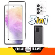 3 INC PACKAGE 1 Tempered Glass SAMSUNG A73 5G 2022 Anti-Scratch Protector