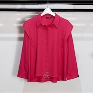 KEMEJA Women's shirt, shakila material, office shirt, size XL-XXL