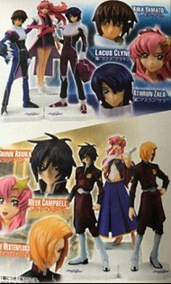 HG 機動戰士 高達seed 高達人物 高達主角 拉克絲 金寶 共兩個 圖4所見所得 扭蛋 盒蛋 大蛋 食玩 Ef collection