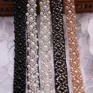 Polyester Beading Chain Lace Trim - 1 Yard x 1-1.5cm Width | Crafting & Fashion Accessories