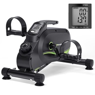 Exercise Bike, Pedal Exerciser Under Desk Bike Pedal Bike for Home/Office Workout - Magnetic Mini Ex