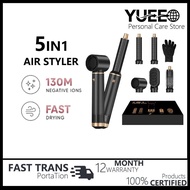 UKLISS Hair Dryer Brush 5 In 1 Multifunctional Automatic Styler Hair Curler Straightener 630 Million