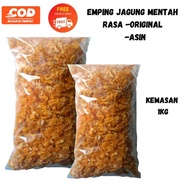 Emping Jagung 1 kg Rasa Original Rasa Asin Khas Klaten Murah / Grosir Emping Jagung / Jagung Gepuk / Keripik Emping Jagung Emping jagung mentah 1 kg Kwalitas Super ASLI KLATEN / Keripik Mentah / Cemilan Jagung / Jagung Gepok / Jagung Geprek Mentah