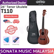 PROFESSIONAL UKAKU T110 UKULELE 26" inch BAG / UKULELE STRAP / PICK