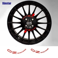 《READY STOCK》8pcs OZ Racing Wheel Sticker For OZ Rally Racing Wheels Spoke Stickers Black Universal 