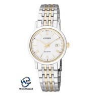 Citizen Eco-Drive EW1584-59A EW1584-59 Two Tone Analog Ladies / Womens Watch