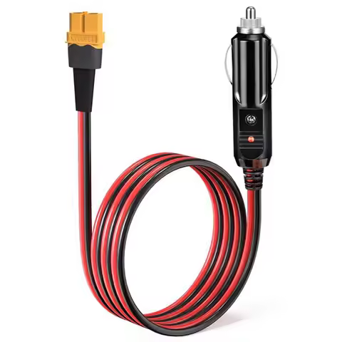 Car Cigarette Lighter To XT60 12V 24V Charging Cable For ALLPOWERS S2000 Bluetti EB55,Anker 757/767 