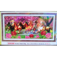 Successful Ma Dao diamond painting of 9 horses (self-adhesive) DD9309