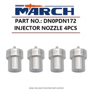 4pcs Diese Fuel Injector Nozzle Tip DN0PDN172 119620-53001 for Komatsu Yanmar 3D68 3D72 3D74
