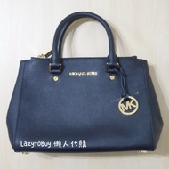 【二手精品免運】 Michael Kors KELLEN 金字防刮手提斜背包 凱琳包 殺手包 手提包 肩背包 斜背包 單肩包 經典款 MK 包包