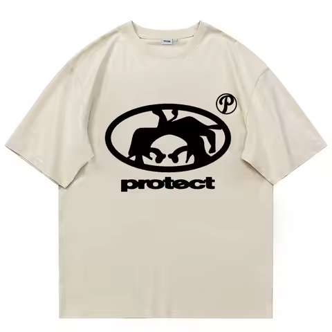 Men T-Shirt Oversized 100_ Cotton Tops Graphic Summer Harajuku Short Sleeve Tee Vintage Korean shein