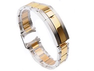 TIME WARRIOR Rolex 20MM Solid Two Tone Gold Stainless Steel for Submariner, GMT-MASTER Watch Band Br