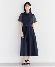 多買多折💕 全新日本 Yecca Vecca 深藍色 連身裙 (Rope Picnic, Lowrys Farm, Zara)