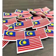 🔥READY STOCK🔥 Lencana Jalur Gemilang Fabrik Baju utk Pelajar Sekolah | Sulam / Embroidery | Bendera 