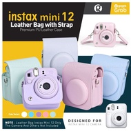 Leather Bag for Fujifilm Instax Mini 12 Camera Bag Case Casing Fuji 12 Instax Mini 12 Case Instax Mi