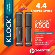 (READY STOCKS) 2022 LATEST KLOCK K500 WIFI DIGITAL DOOR LOCK WITH INSTALLATION (BY SAMSUNG DIGITAL LOCK INSTALLER)