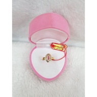 CC1182DLM oval ring with white gold combination, weight 1,250 no. 13 d 1.7, 30% content, 6k tok 300 
