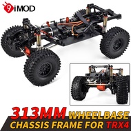 9IMOD 313mm 2-Speed Transmission Chassis Frame with Differential Portal Axle for Traxxas TRX-4 1/10 