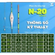 Phao câu Tổng Hợp Rô Chép YG - N20 tăm dẹt sáng dễ nhìn (chính hãng)