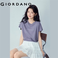 GIORDANO WOMEN GIORDANO Women T-Shirt Pure Cotton 13326336