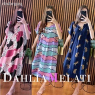 【ready stock】№㍿Kaftan Paras Lutut|Baju Tidur Paras Lutut|Kafan Tiga Suku|Daster Selutut|Baju Menyusu|Baju Mengandung|Mat