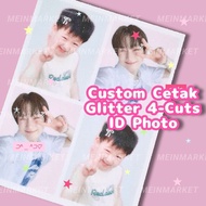 Custom Glitter Print 4-Cut ID Photo